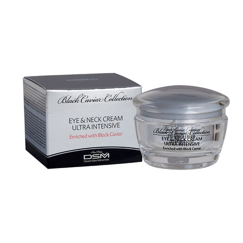 Anti-wrinkle eye cream enriched with black caviar extract and dead sea minerals