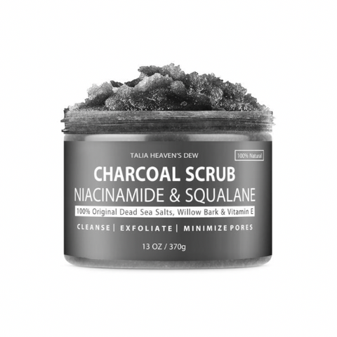 Charcoal Scrub Niacinamide (B3) and Squalane 370g