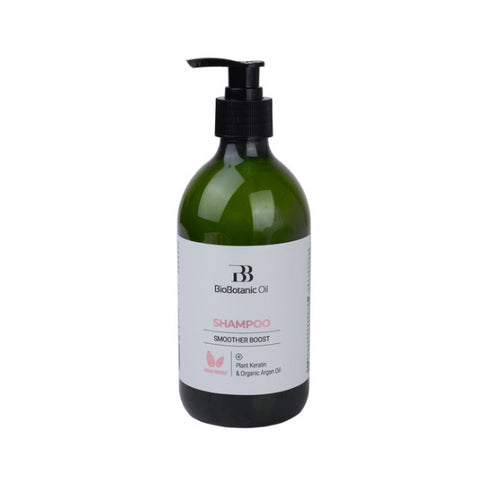 Bio Botanic Oil Shampoo with Plant Keratin and Organic Argan Oil for Straightened Hair 500 ml