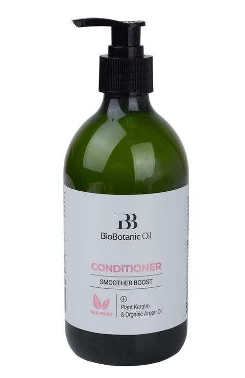 Bio Botanic Oil Conditioner with Organic Argan Oil & Plant Keratin for Straightened Hair 500ml