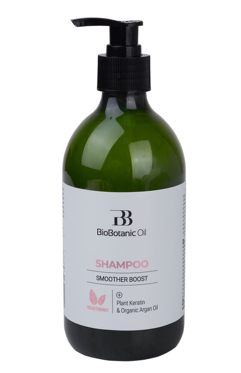 Bio Botanic Oil Shampoo with Plant Keratin and Organic Argan Oil for Straightened Hair 500 ml