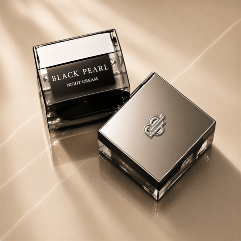 Black Pearl Age Control Night Cream with Dead Sea minerals, Pearl Powder and Seaweed. Buy in Australia & NZ at Jericho Skincare