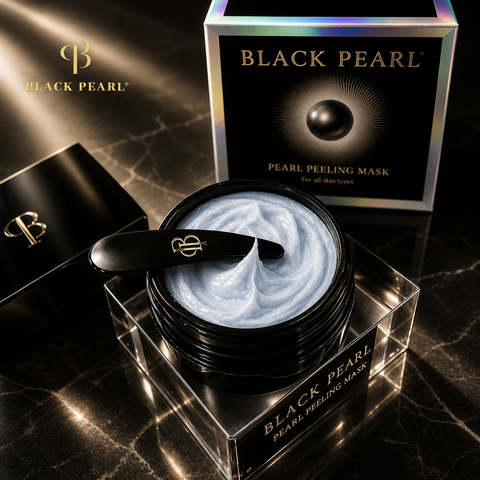 Luxurious Black Pearl Peeling Mask for skin cell renewal, smoother and luminous complexion. Buy in Australia and NZ