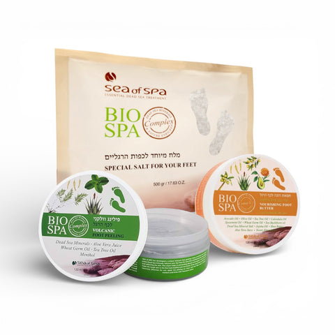 Bio Spa Dead Sea Total Foot Care Bundle