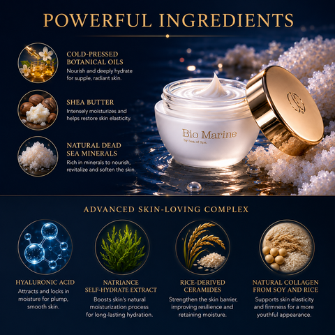 Jericho Bio Marine Natural Collagen Night Cream - advanced anti-aging night treatment. Buy in Australia & New Zealand