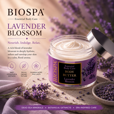 Bio Spa Lavender Blossom body moisturiser for silky smooth radiant skin. Shop in Australia & NZ