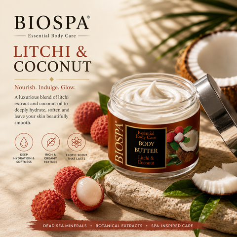 Bio Spa Litchi and Coconut Milk body moisturiser for smooth radiant skin. Buy in Australia