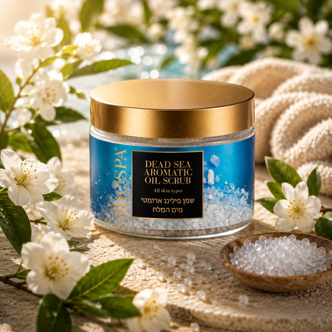 Bio Spa Dead Sea Salt Aromatic Oil Body Scrub – Jasmine | Exfoliate, Hydrate &amp; Rejuvenate Naturally. Buy in Australia & NZ