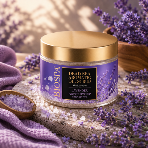 Bio Spa Dead Sea Salt Aromatic Oil Body Scrub - Lavender. Buy in Australia
