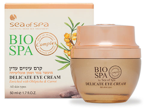 Bio Spa Delicate Eye Cream – nourishing eye cream for fine lines & puffiness. Buy in Australia at jerichoskincare.com.au 