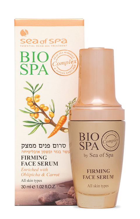 Bio Spa Firming Face Serum – Dead Sea anti-aging face serum with hyaluronic acid & omega fatty acids. Buy in Australia at Jerichoskincare.com.au 