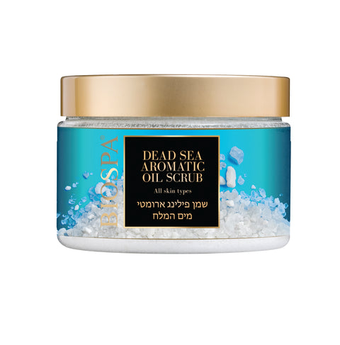 Bio Spa Lemongrass Body Scrub – refreshing Jericho Dead Sea exfoliant with uplifting aroma