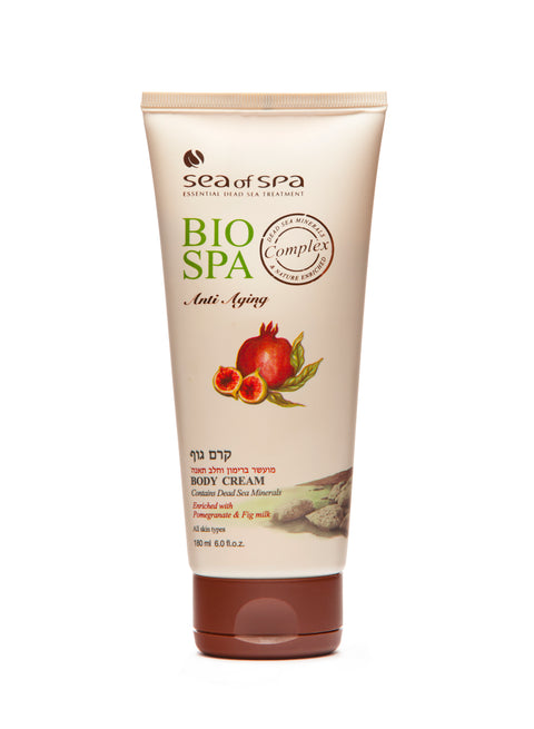 Bio Spa Pomegranate & Fig Milk Body Cream –  Jericho Dead Sea hydrating body moisturiser for soft, radiant skin. Buy in Austalia