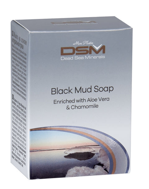 Mon Platin DSM Black Mud Soap Enriched with Aloe Vera & Chamomile 120g