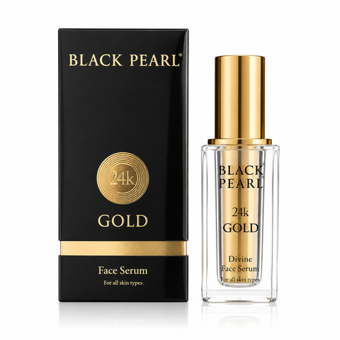 Black Pearl 24K Gold Devine Face Serum - Exceptional Age-Defying Serum - Restructures Skin’s Visible Youthfulness. Buy In Australia