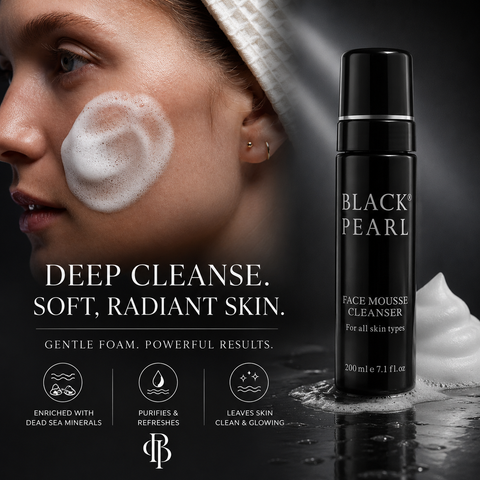 Black Pearl Face Mousse Cleanser 200ml – Luxury Cleansing for Radiant, Balanced Skin. Buy in Australia and NZ