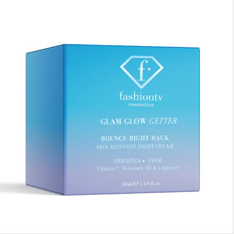 FTV Skincare.Bounce Right Back Skin Recovery Night Cream. Fashion TV Skincare at Jericho Australia