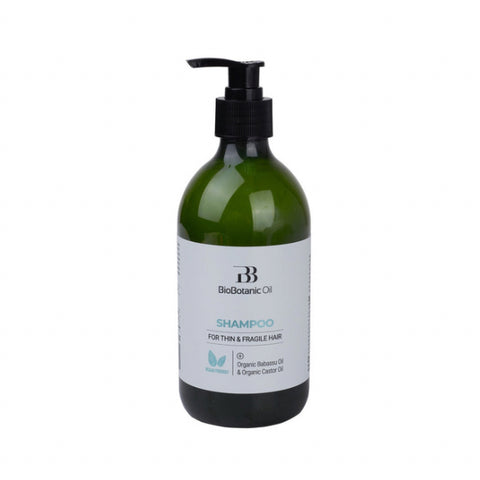 Bio Botanic Oil Shampoo For Thin & Fragile Hair (Organic Babassu & Castor Oils) 500ml