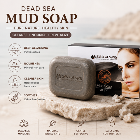 Dead Sea Mud Soap by Sea of Spa. Buy in Australia at Jericho Skincare
