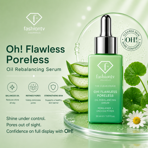 FTV Oh! Flawless Poreless Oil Rebalancing Serum -  Solution for Enlarged Pores, Excess Oil, Uneven Texture, Shine & Breakouts. Buy In Australia & NZ