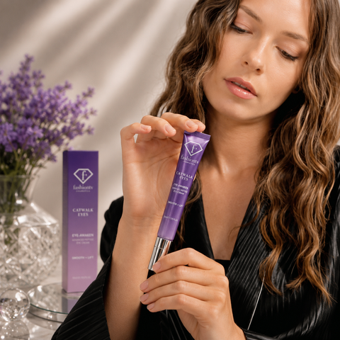Luxury peptide eye cream by FashionTV Cosmetics for daily hydration and anti-ageing eye care. Buy in Au at Jericho Skincare