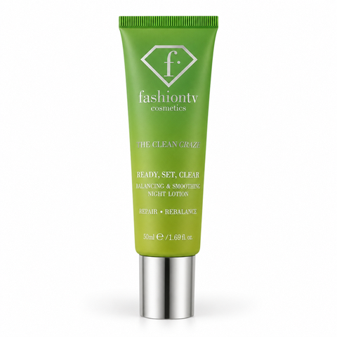 Lightweight overnight balancing face lotion for clearer, smoother and healthier-looking skin