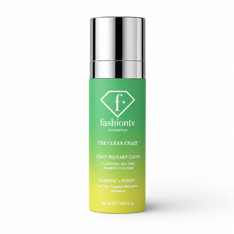 FashionTV Chic-y Squeaky Clean Clarifying Tea Tree Foaming Cleanser 150ml for oily and blemish-prone skin