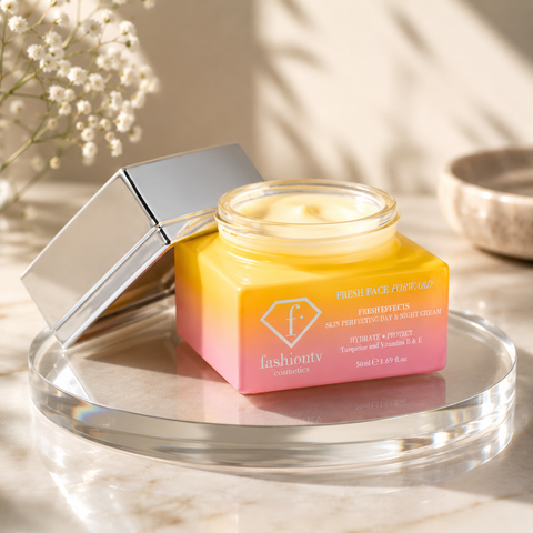 Skin Perfecting Day & Night moisturiser by Fashion TV to enhance natural glow and radiance. Buy at Jericho Skincare in AU & NZ