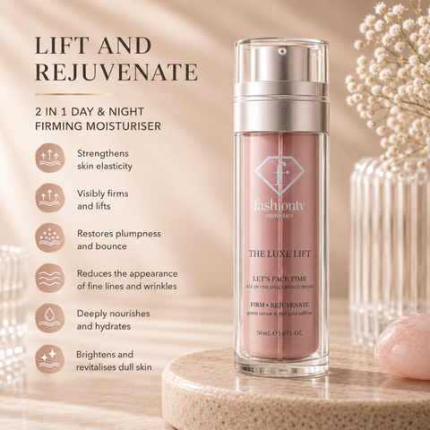 Firm, Lift, Nourish, Plump & Reshape with Firming 2-In-1 Day & Night Moisturiser by Fashion TV. Buy at Jericho Australia