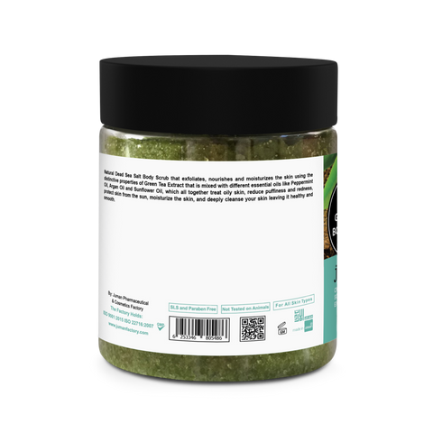 Juman Green Tea Body Scrub with Dead Sea Minerals 325g