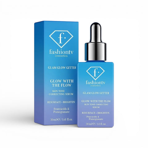 Fashion TV Skincare Glow With The Flow Skin Tone Correcting Serum. Buy in Australia at Jericho SKincare