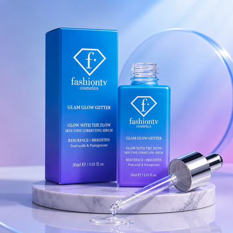 Fashion TV Glow With The Flow Skin Tone Correcting Serum. Dark spot correction serum. Buy in Australia 