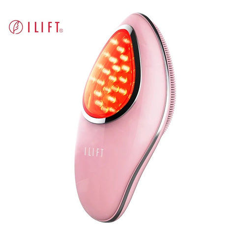 Facial cleansing brush with skin rejuvenation Red LED light treatment 
