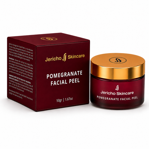 Jericho Pomegranate Facial Peel instant exfoliating treatment for smoother and brighter skin. Buy in Australia & NZ