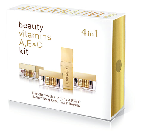 Jericho Australia Alternative Plus Beauty Vitamins Skincare Gift Set 4 in 1 for all skin types 