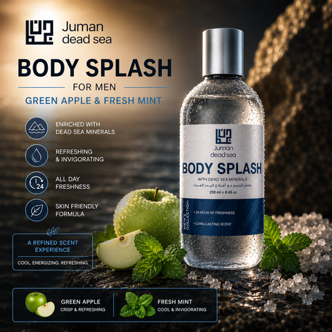 Juman Fresh Mint and Green Apple body spray for daily freshness and confidence. Buy in Australia
