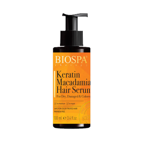 io Spa Keratin & Macadamia Oil Hair Serum – Jericho Dead Sea smoothing serum for shiny, frizz-free hair. Buy in Australia