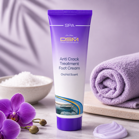 Mon Platin DSM Anti Crack Foot Cream with dead sea minerals and Orchid Scent