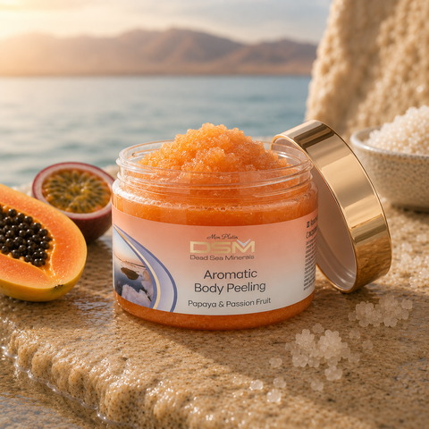 Luxurious body exfoliator with Dead Sea salt crystals with botanical oils and a refreshing tropical aroma to gently remove dead skin cells and renew the skin’s surface. Buy in Australia