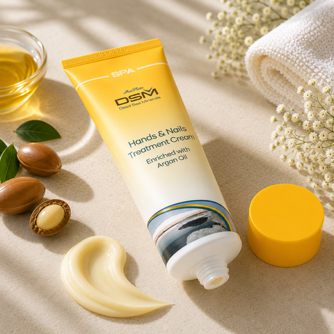 Jericho Mon Platin Dead Sea hand cream enriched with Argan Oil, Aloe Vera and Olive Leaf Extract. Buy In Australia