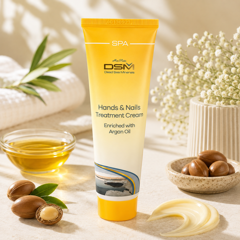 Jericho Skincare Argan Oil hand cream with Dead Sea minerals for soft smooth skin. Buy In Australia