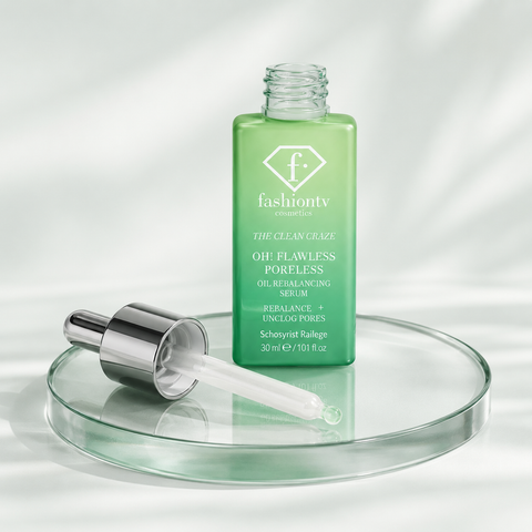 FTV Oh! Flawless Poreless Oil Rebalancing Serum: oil-control, pore-refining serum. Shop Shop Fashion TV cosmetics in Australia at Jericho Skincare
