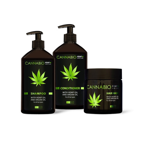 CannaBio Hemp Oil Hair Care Bundle