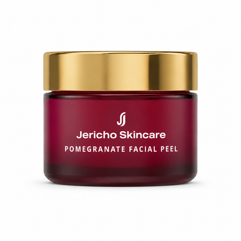 Pomegranate facial peel with antioxidant-rich botanical extracts for radiant complexion. Australia & NZ
