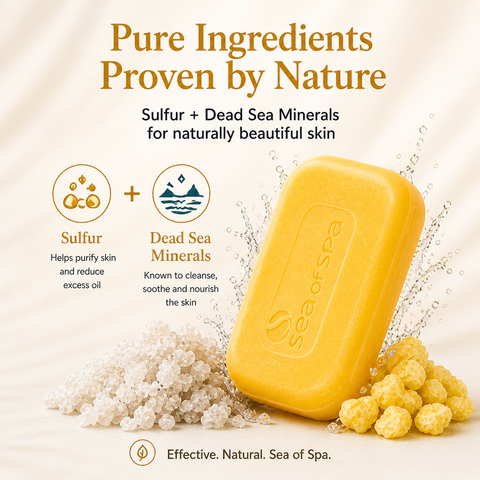 Sulfur Soap with Dead Sea Minerals by Sea Of Spa buy in Australia at Jericho Skincare