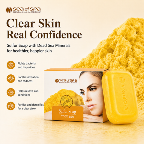 Sulfur Soap with Dead Sea Minerals by Sea Of Spa buy in Australia