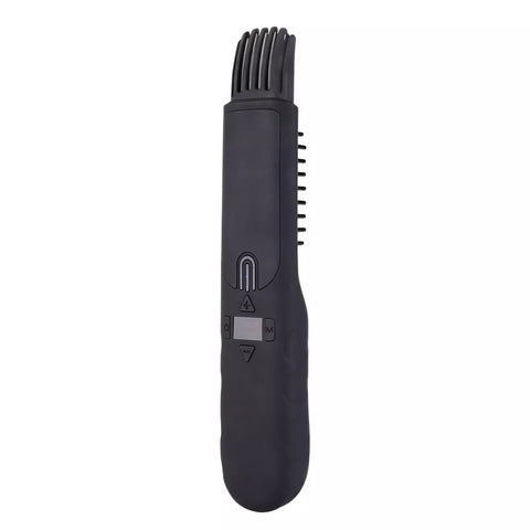 Men’s wireless beard grooming and hair straightening tool with 5000 mAh rechargeable battery and adjustable heat