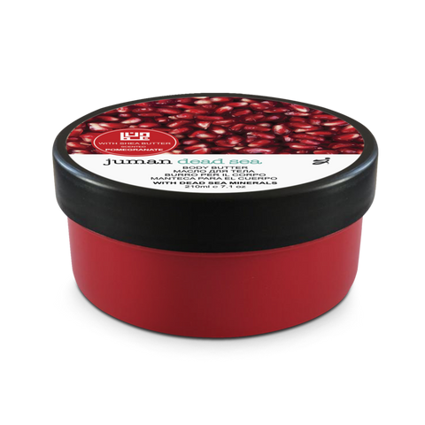 Juman Pomegranate Shea Body Butter with Dead Sea Minerals 210ml