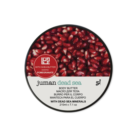 Juman Pomegranate Shea Body Butter with Dead Sea Minerals 210ml