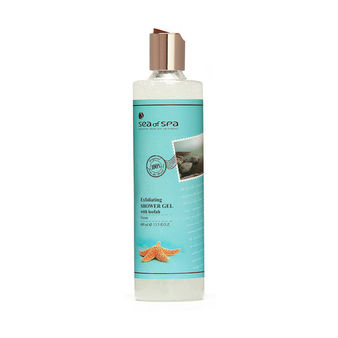 Exfoliating Shower Gel With Loofah: Ocean 400ml